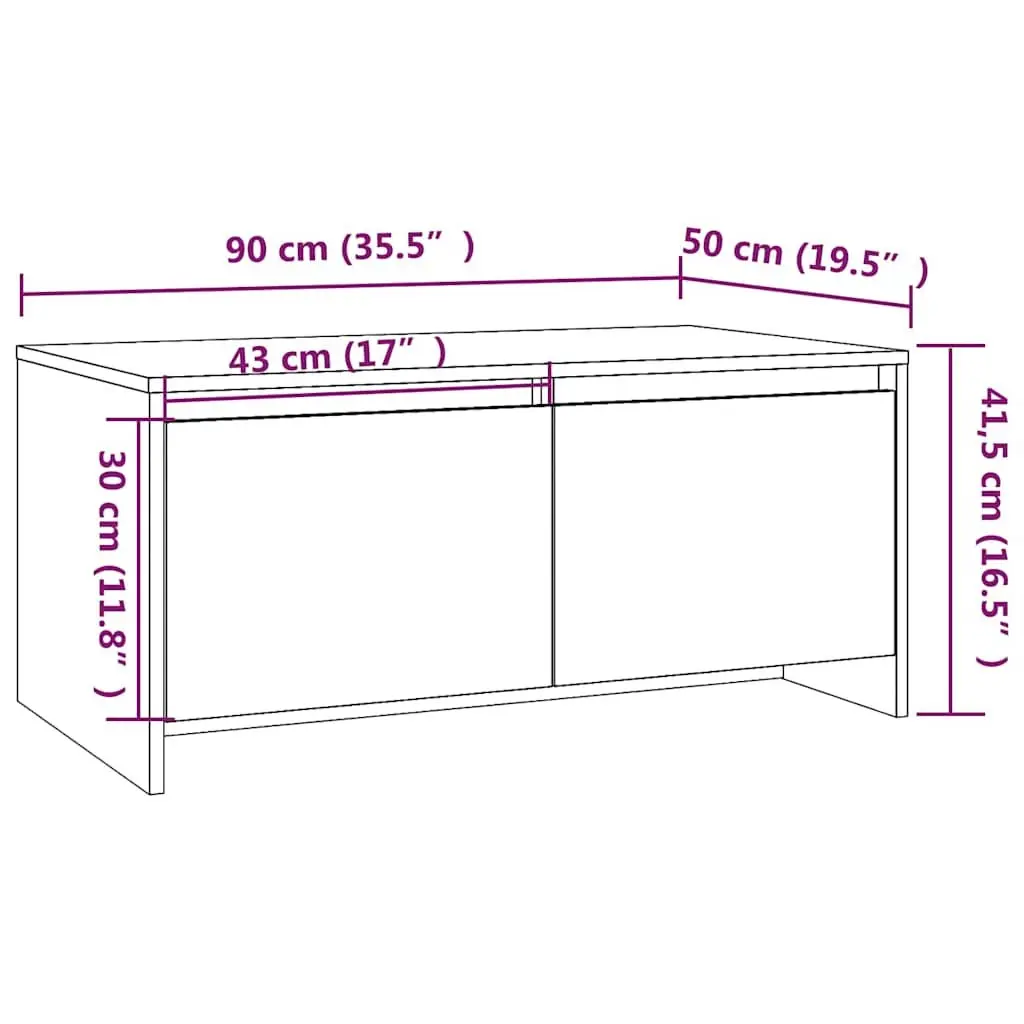 Coffee Table with Storage Drawers Modern Design Living Room Accent Furniture
