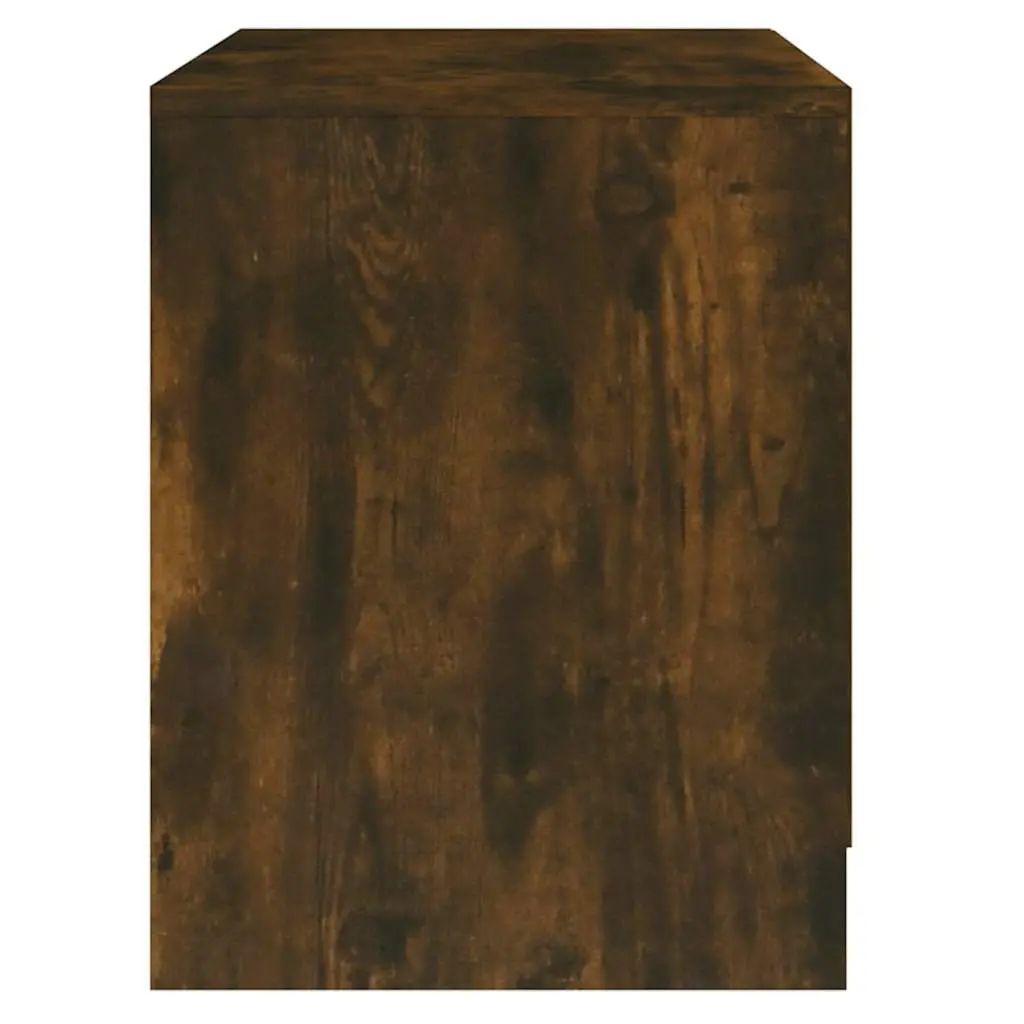 Bedside Cabinets Brown Smoked Oak 45x34.5x44.5 cm Nightstands Storage 2 Piece