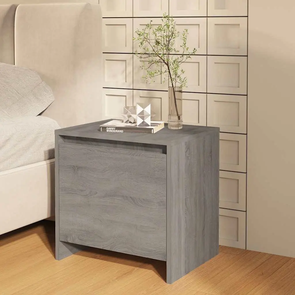 Grey Sonoma Bedside Cabinet Set for Bedrooms
