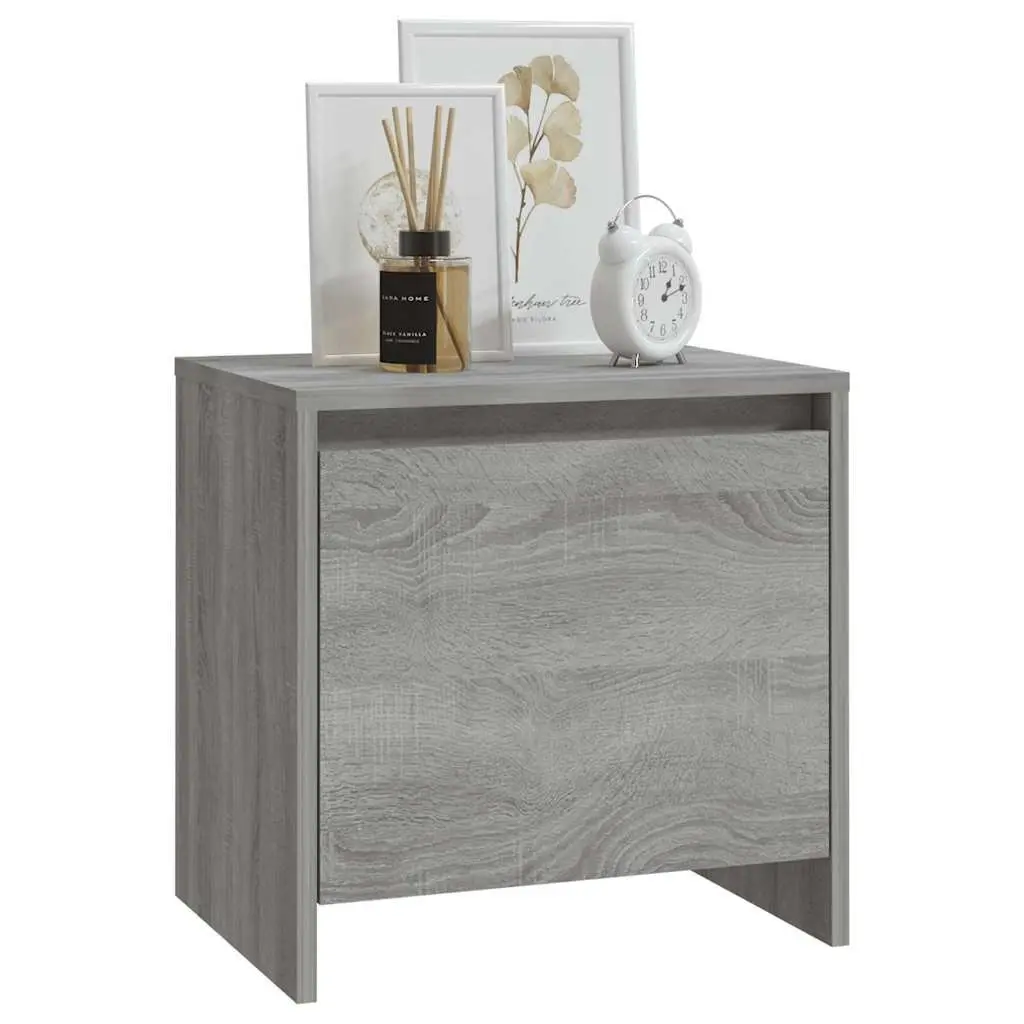 Grey Sonoma Bedside Cabinet Set for Bedrooms