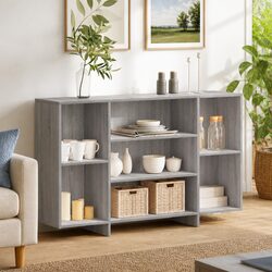 Grey Sonoma Sideboard Storage Cabinet with Shelves