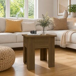Brown Oak Coffee Table for Modern Living Spaces