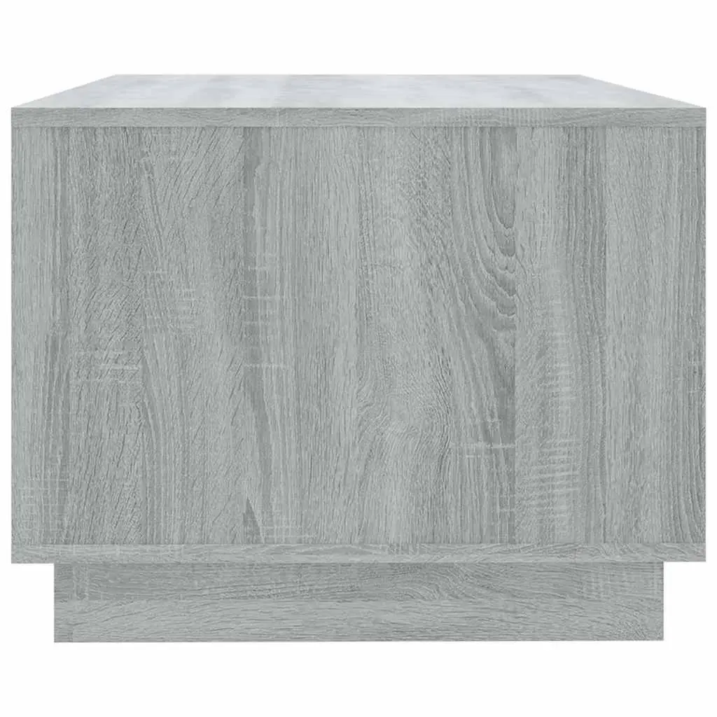 Grey Sonoma Coffee Table with Storage Shelves