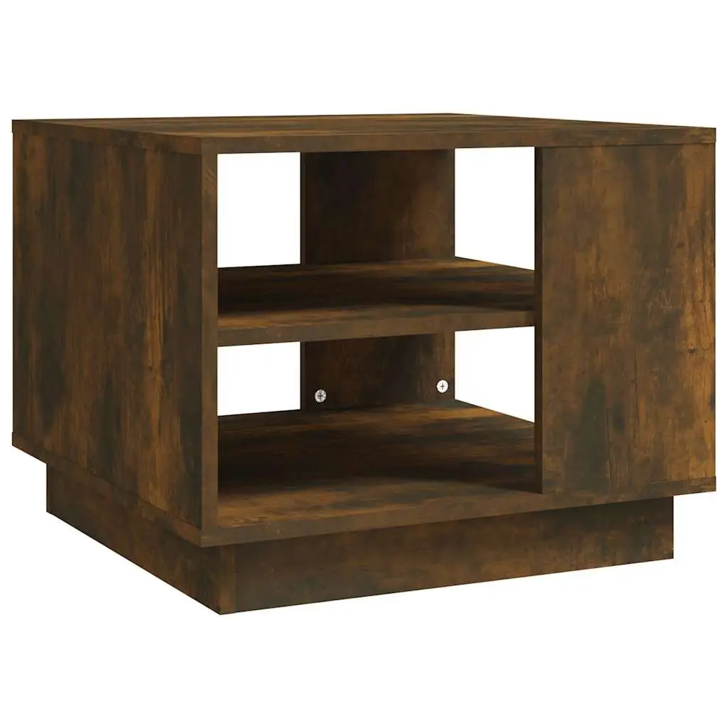 Coffee Table Brown Modern 55W x 55D x 43H cm Engineered Wood