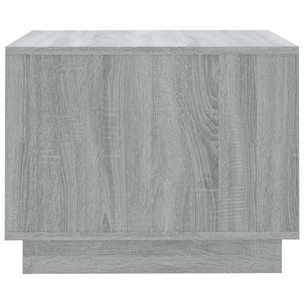 Coffee Table Grey Square Modern Engineered Wood 55W x 55D x 43H cm