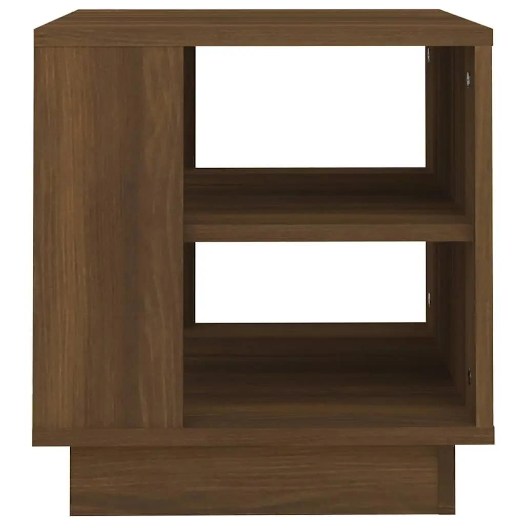 Coffee Table Modern Brown Engineered Wood 40 x 40 x 43 cm