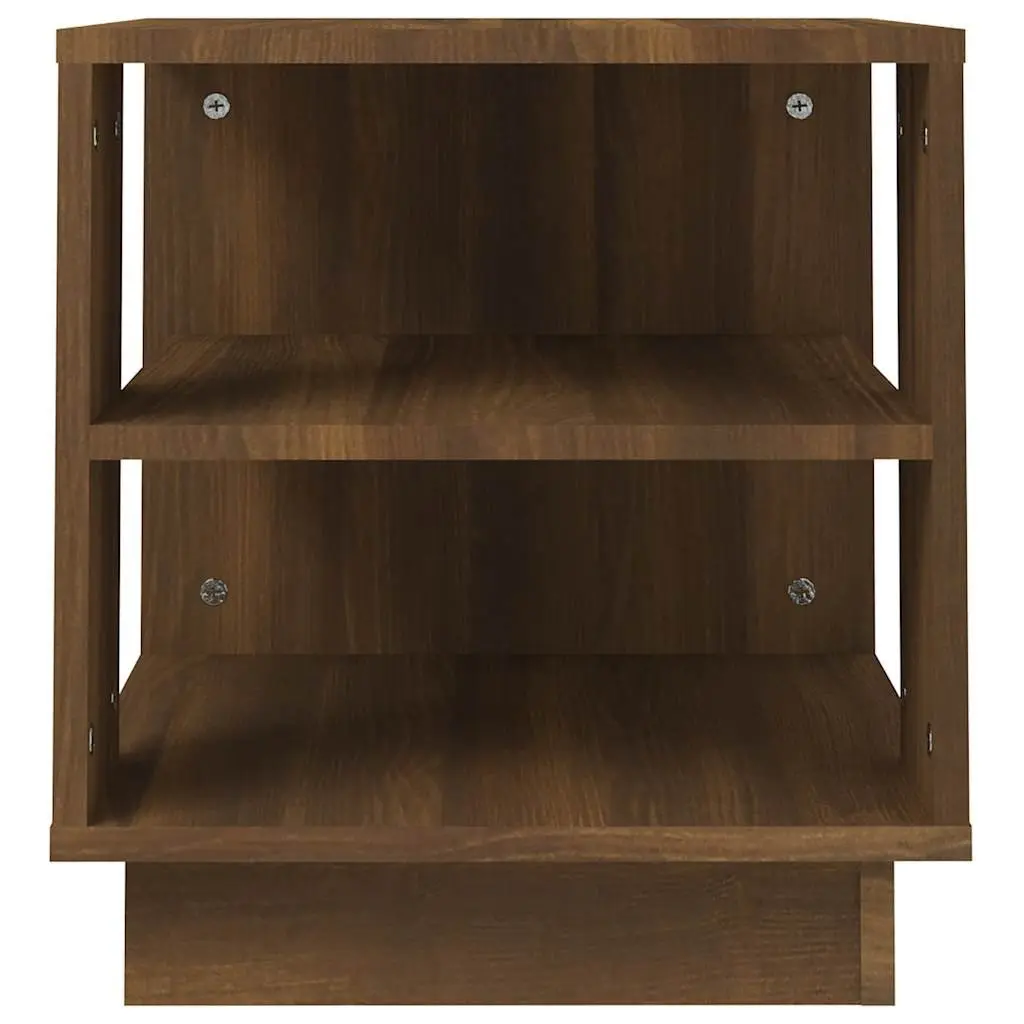 Coffee Table Modern Brown Engineered Wood 40 x 40 x 43 cm