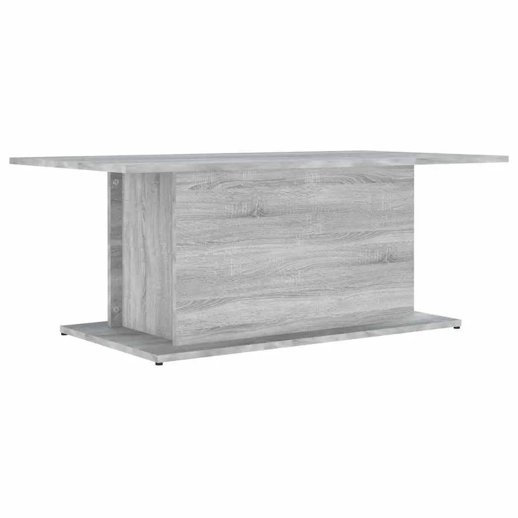 Coffee Table Grey Sonoma Engineered Wood 102 x 55.5 x 40 cm