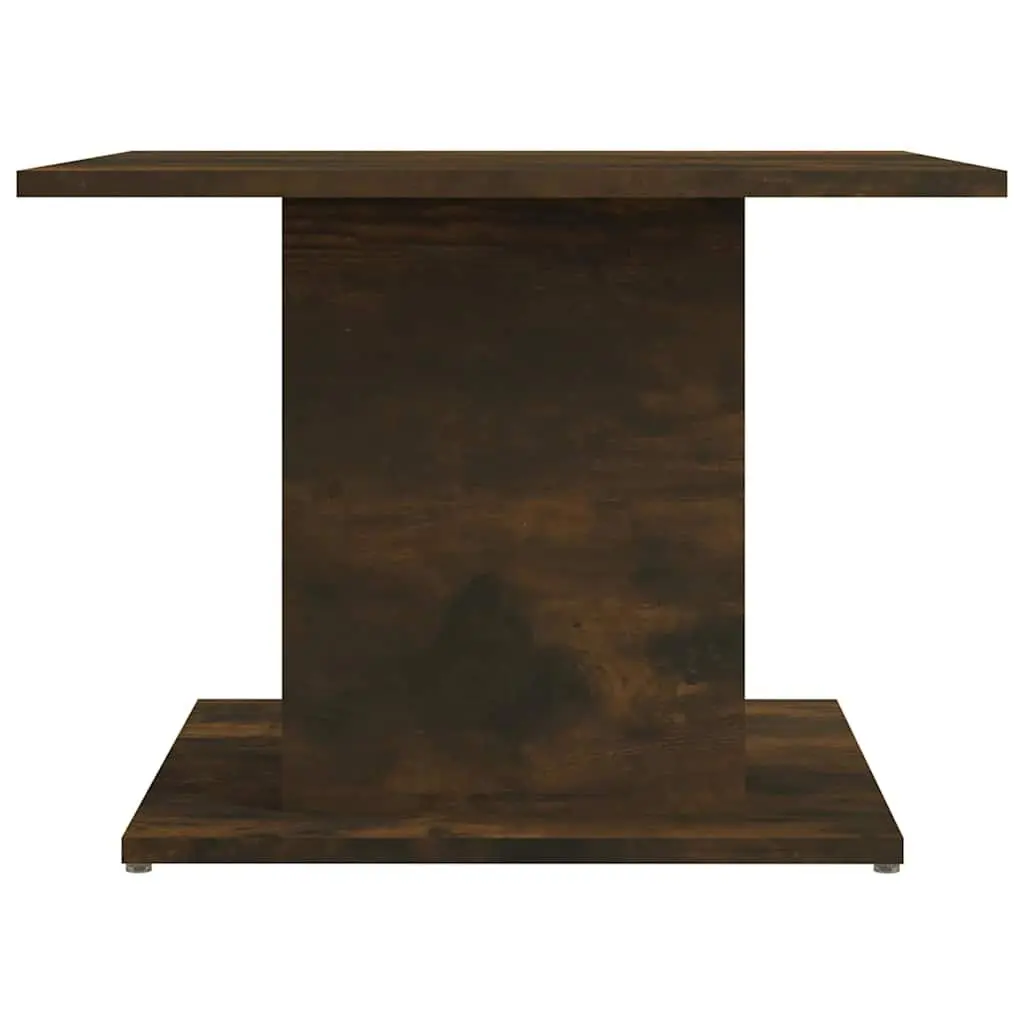 Coffee Table Smoked Oak Brown 55.5 x 55.5 x 40 cm Engineered Wood