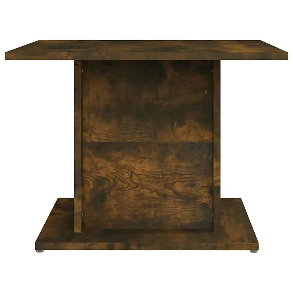 Coffee Table Smoked Oak Brown 55.5 x 55.5 x 40 cm Engineered Wood