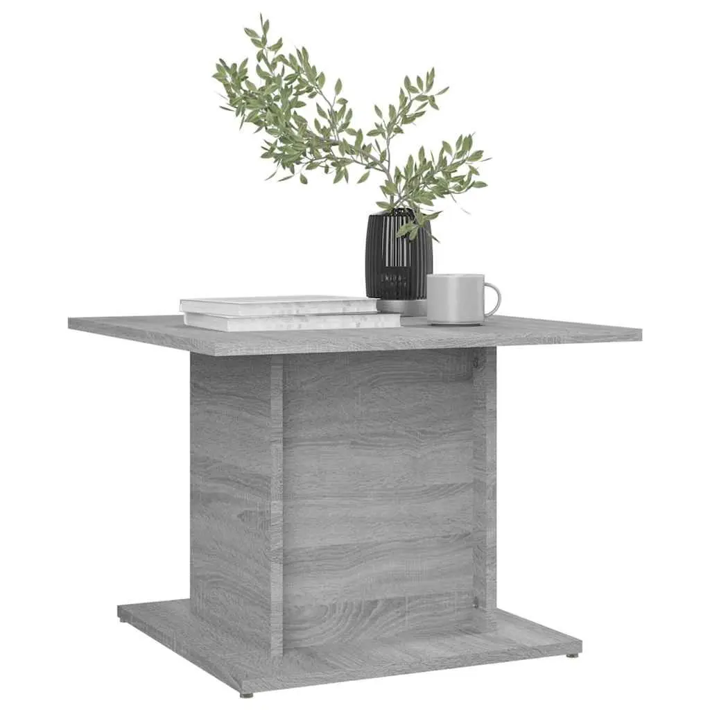 Coffee Table Grey Engineered Wood Living Room Side End Table