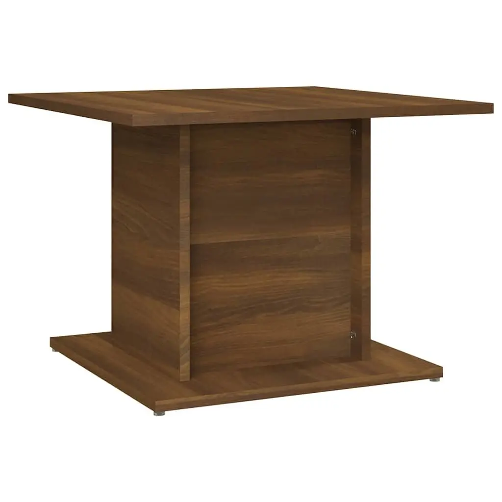 Coffee Table Brown Oak Engineered Wood Living Room Accent Furniture