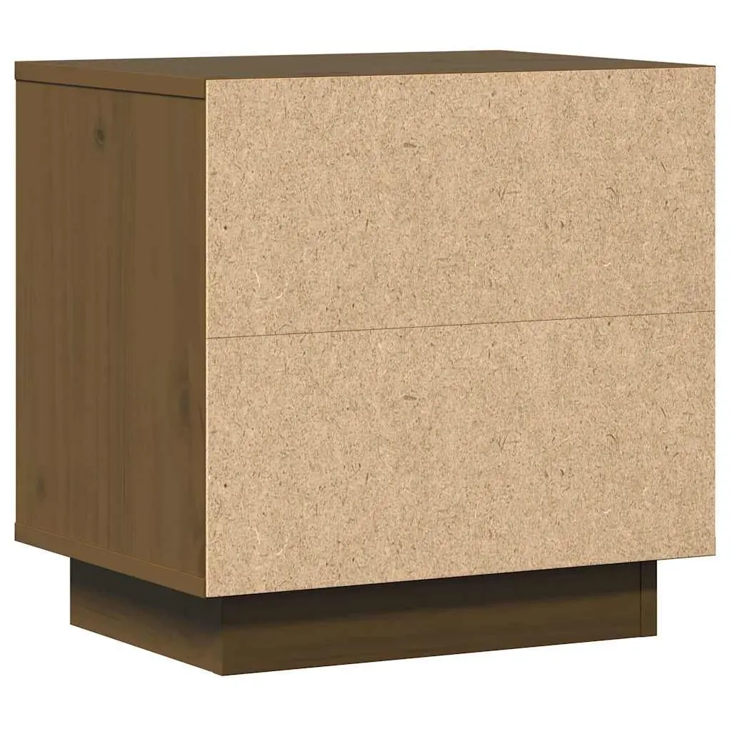 Bedside Cabinets Brown 40x30x40 cm Solid Wood Pine 2 Piece Storage Tables