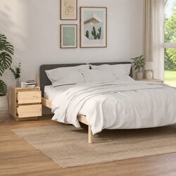 Warm Brown Bedside Cabinets 2 pcs 40x35x50 cm