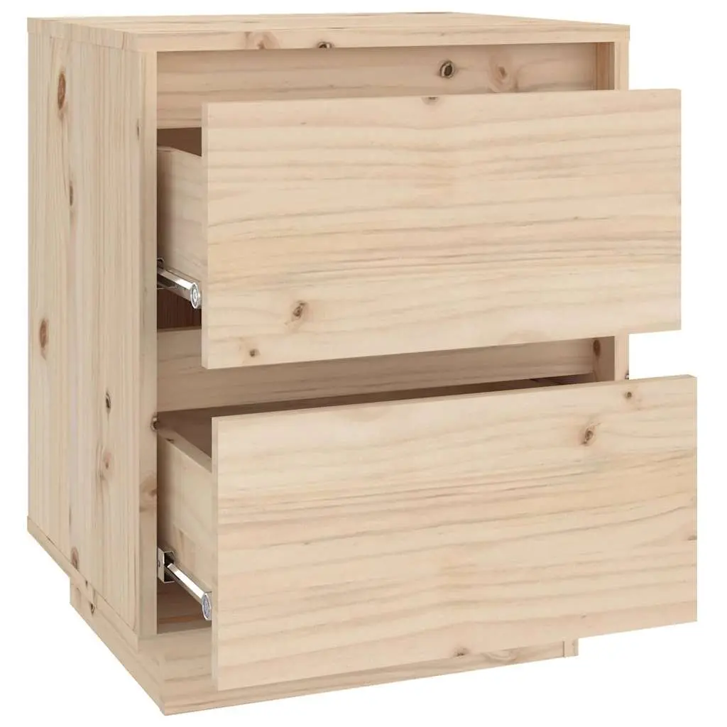 Bedside Cabinets 2 pcs 40x35x50 cm Brown Side Tables Storage Nightstand