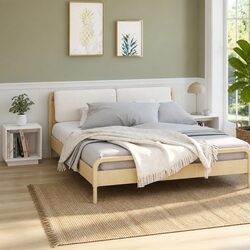 Charming White Bedside Cabinets - Set of 2