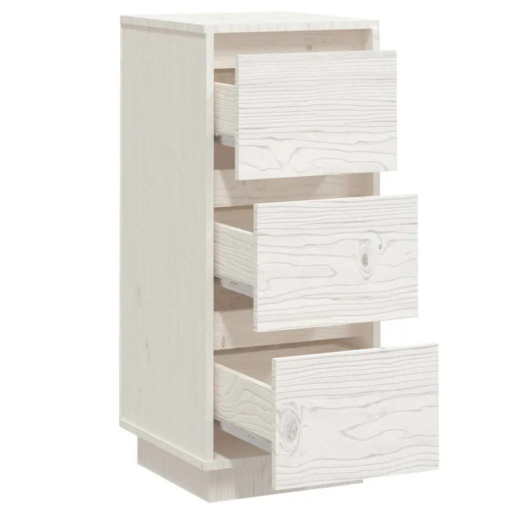 White Solid Wood Sideboards for Living and Dining Spaces