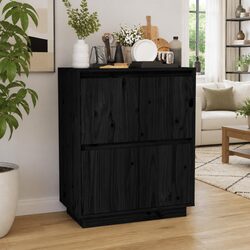 Inviting Wooden Sideboard Storage Cabinet with 4 Doors