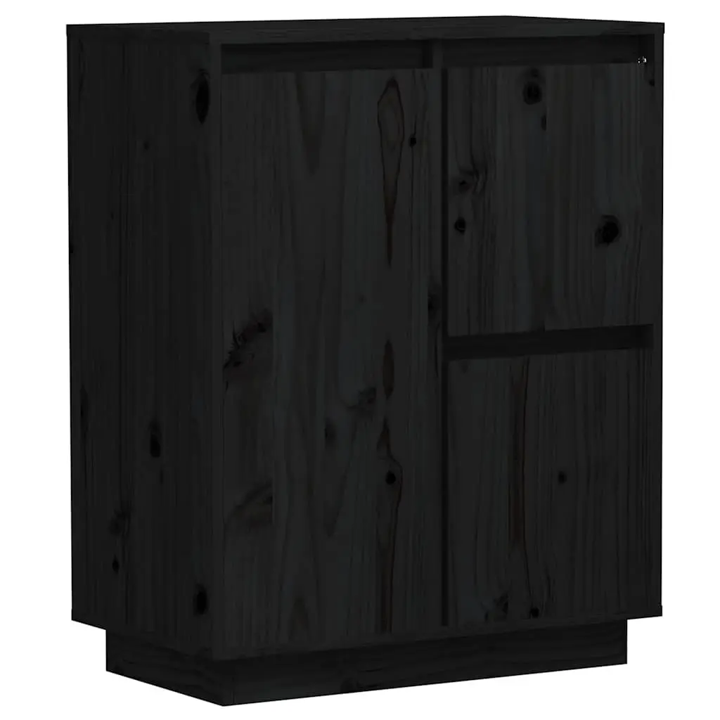 Black Sideboard Cabinet 60x34x75cm