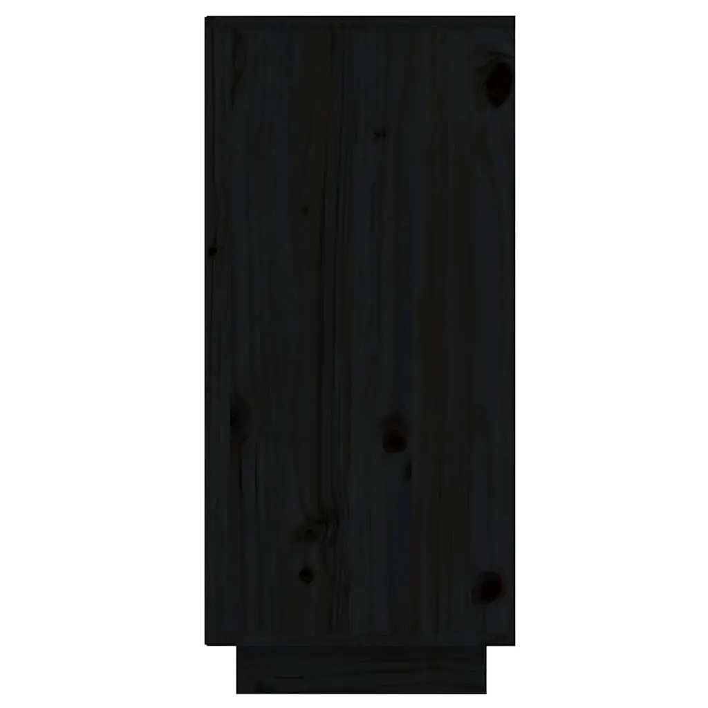Black Sideboard Cabinet 60x34x75cm