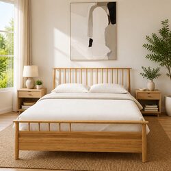 Charming White Bedside Cabinets Set of 2
