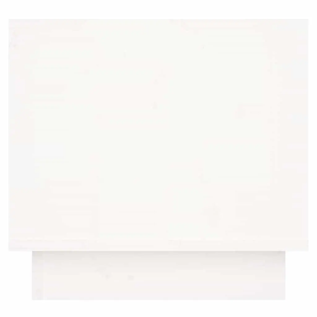 Bedside Cabinets White 35x34x32 cm Solid Pinewood 2 Piece Storage Nightstand