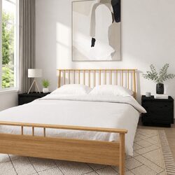 2-Piece Black Bedside Cabinets for Modern Spaces
