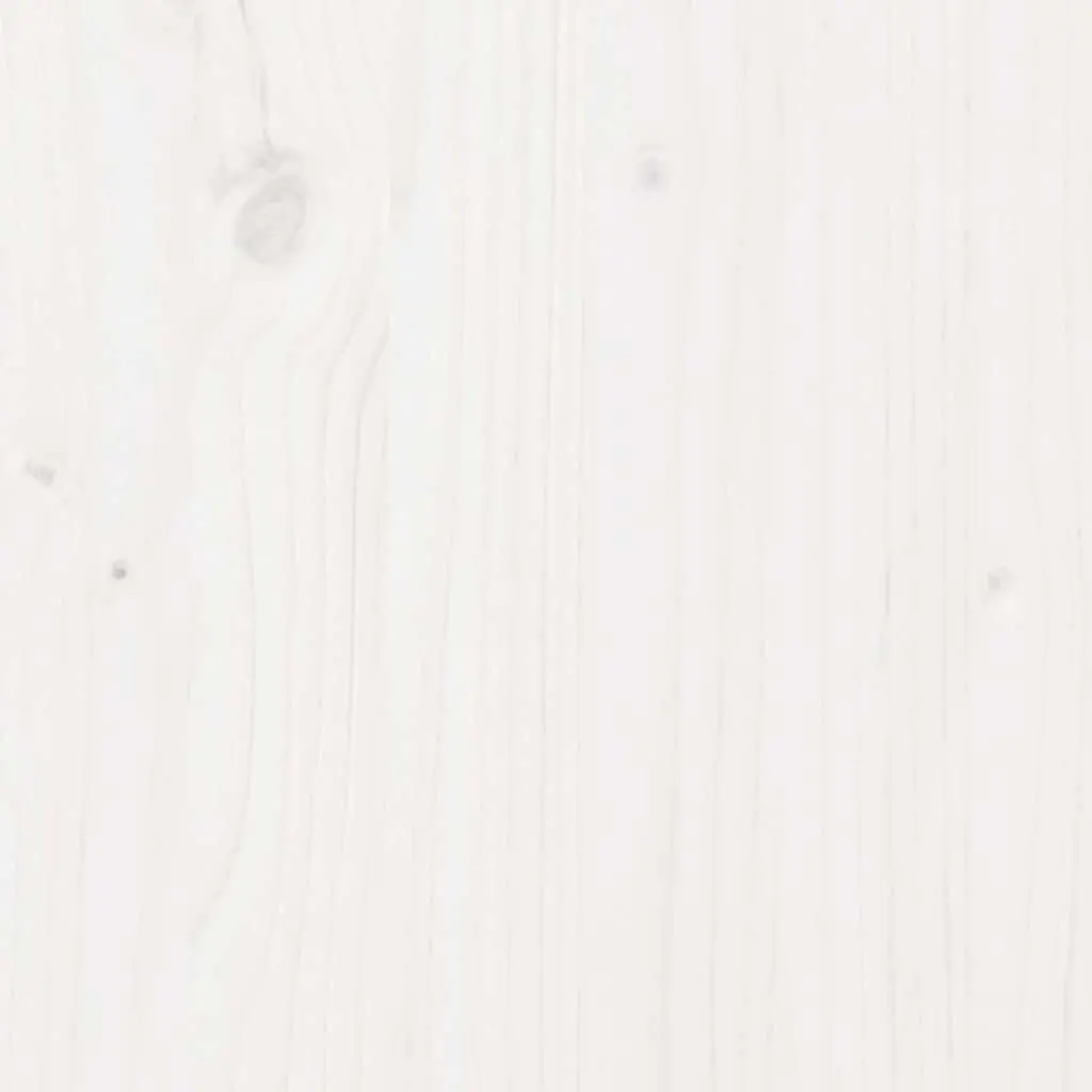 Wall Cabinets 2 pcs White 45x30x35 cm Solid Pine Wood Floating Storage Shelves