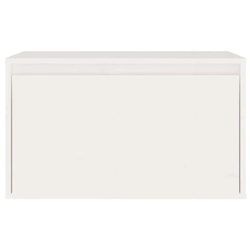 White Wall Cabinet Floating Shelving Unit for Home