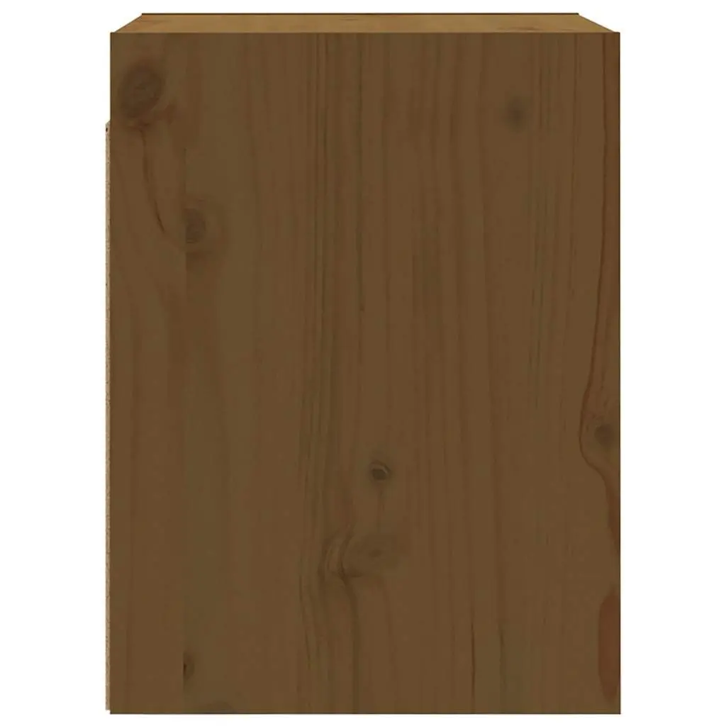 Wall Cabinet Brown Solid Wood 30x30x40cm 2 Pieces