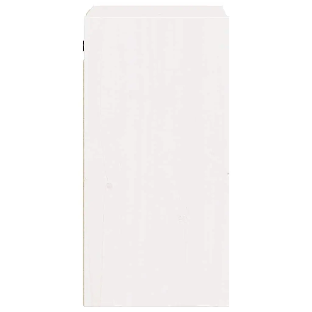 Floating Wall Cabinets 2 pcs White 30x30x60 cm Pine