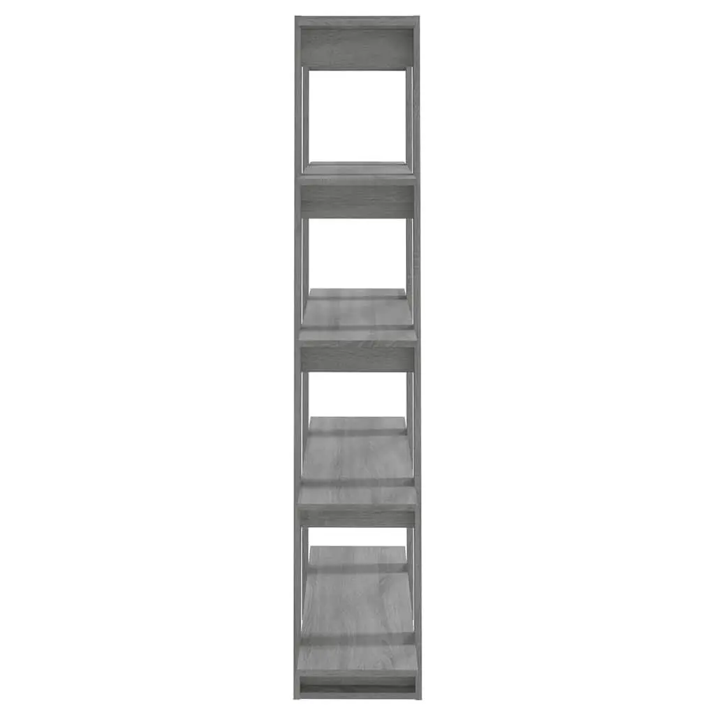 Book Cabinet Room Divider Grey Sonoma Shelving Unit Storage Organiser 100W x 30D x 160H cm