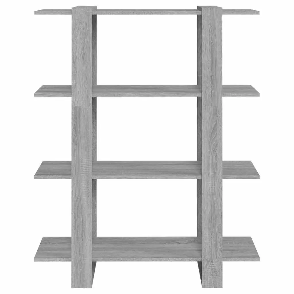 Book Cabinet Grey Shelving Unit Storage Organiser Room Divider
