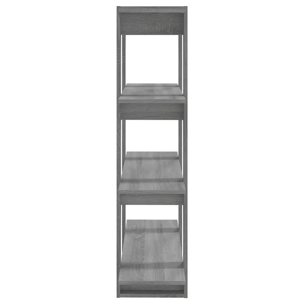 Book Cabinet Grey Shelving Unit Storage Organiser Room Divider