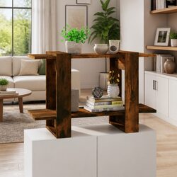 Elegant Brown Bookcase and Room Divider