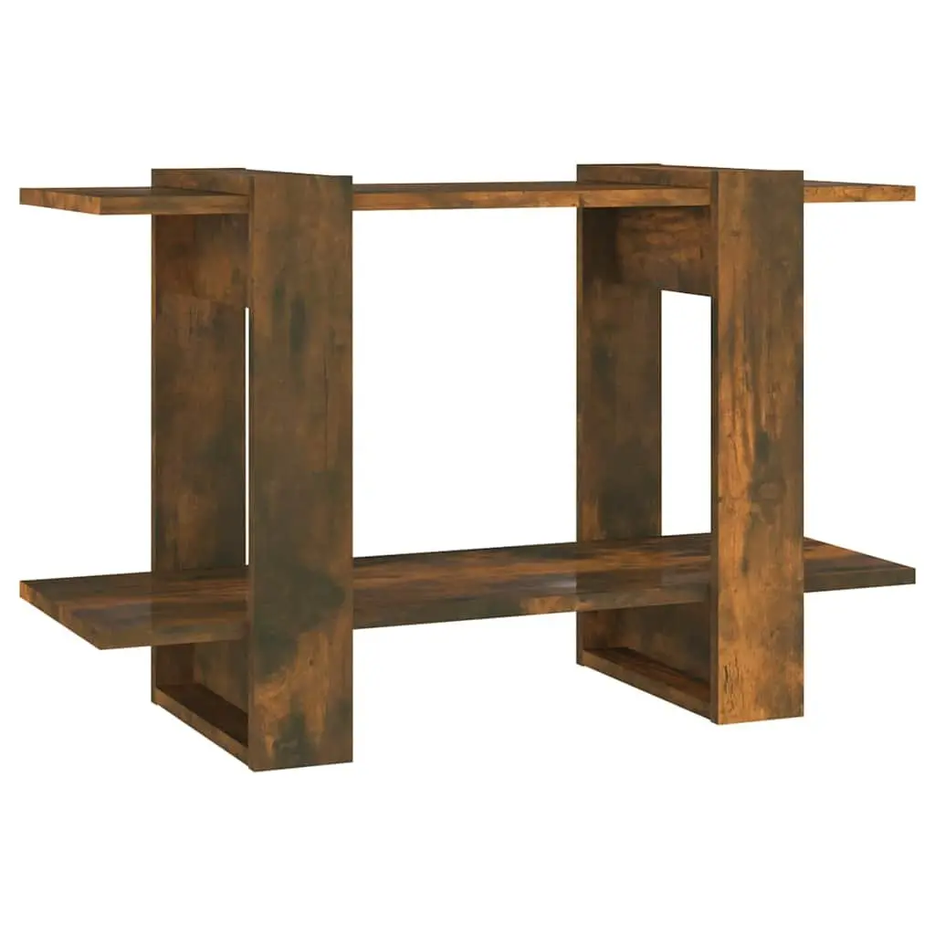 Standing Shelf Book Cabinet Brown 80x30x51cm Room Divider Storage Organiser