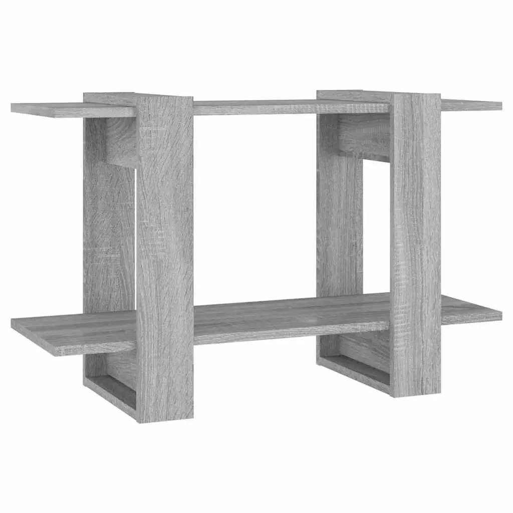 Book Cabinet Room Divider Grey Sonoma Oak Storage Shelving Unit