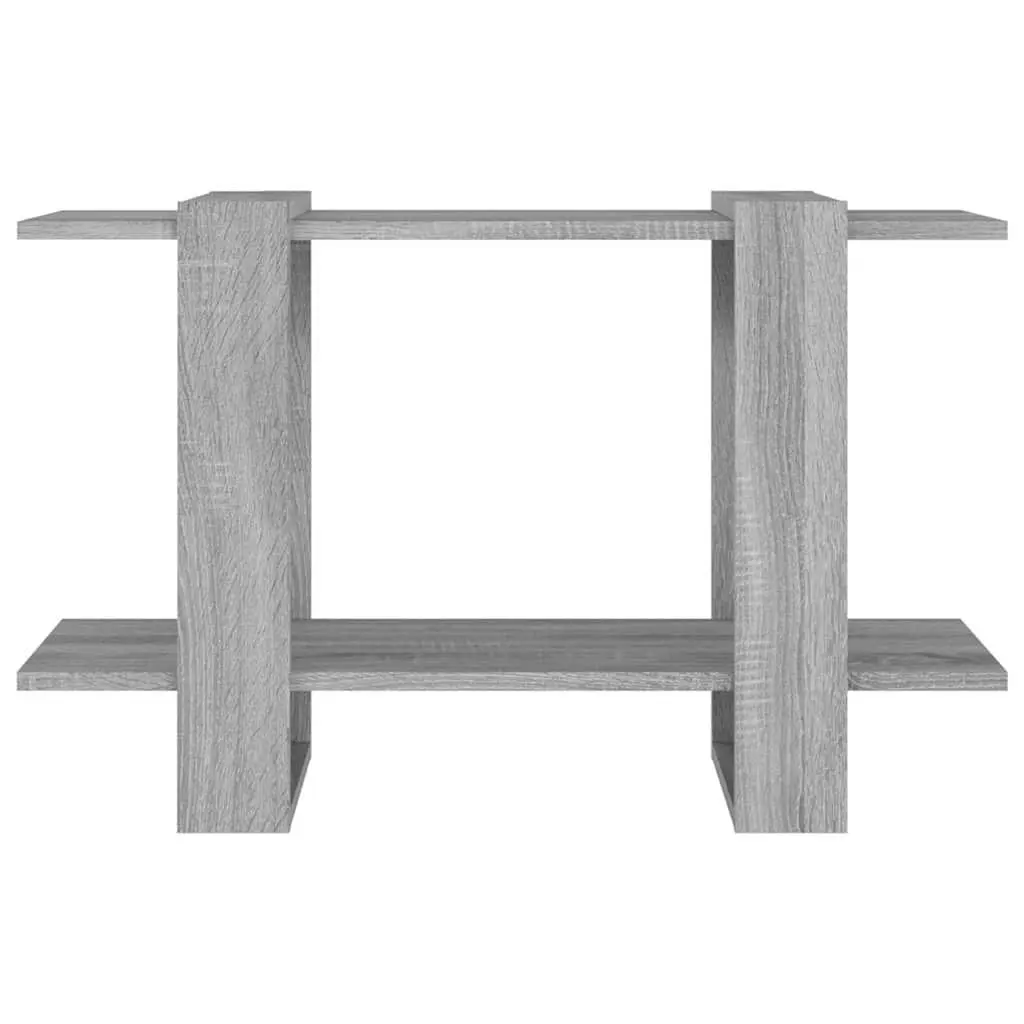 Book Cabinet Room Divider Grey Sonoma Oak Storage Shelving Unit