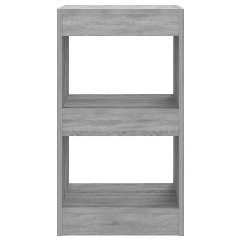 Book Cabinet Room Divider Grey Shelving Storage Display Organiser Bookcase 40 x 30 x 72 cm