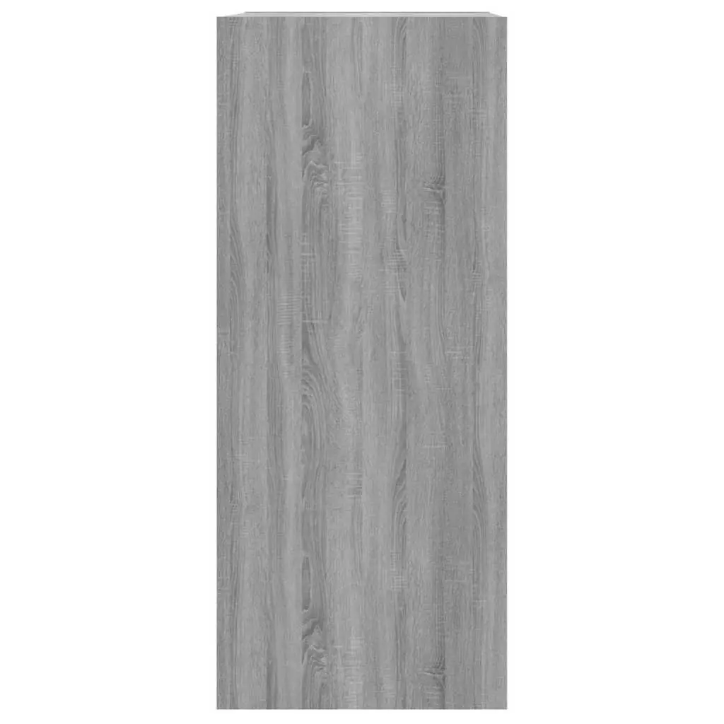 Book Cabinet Room Divider Grey Shelving Storage Display Organiser Bookcase 40 x 30 x 72 cm