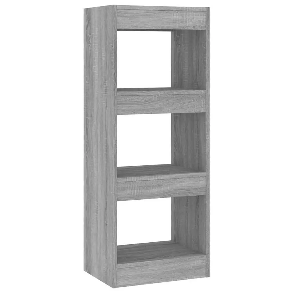 Book Cabinet Room Divider Grey Sonoma Engineered Wood Shelving Unit Storage Organiser