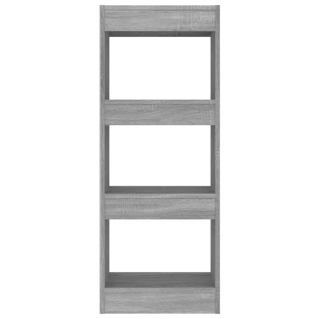 Book Cabinet Room Divider Grey Sonoma Engineered Wood Shelving Unit Storage Organiser