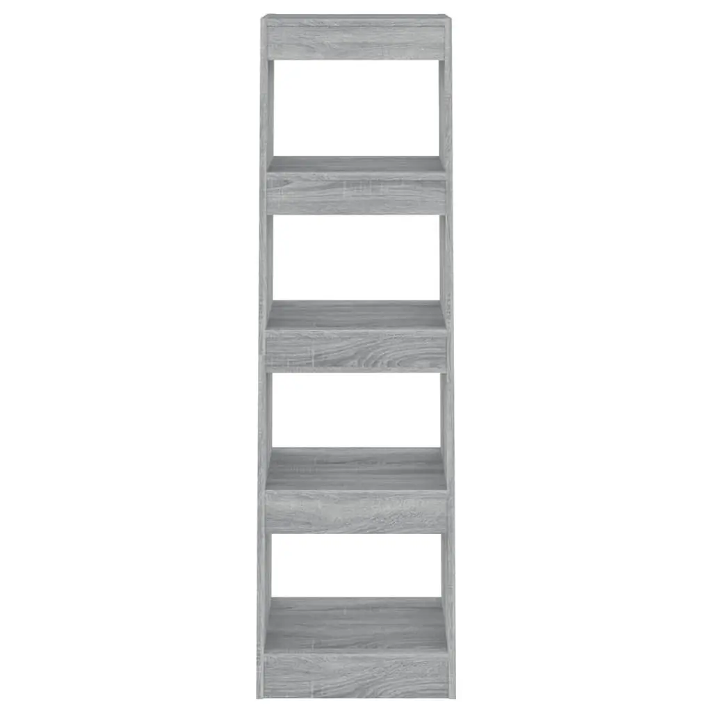 Book Cabinet Room Divider Grey Tall Bookshelf Storage Unit