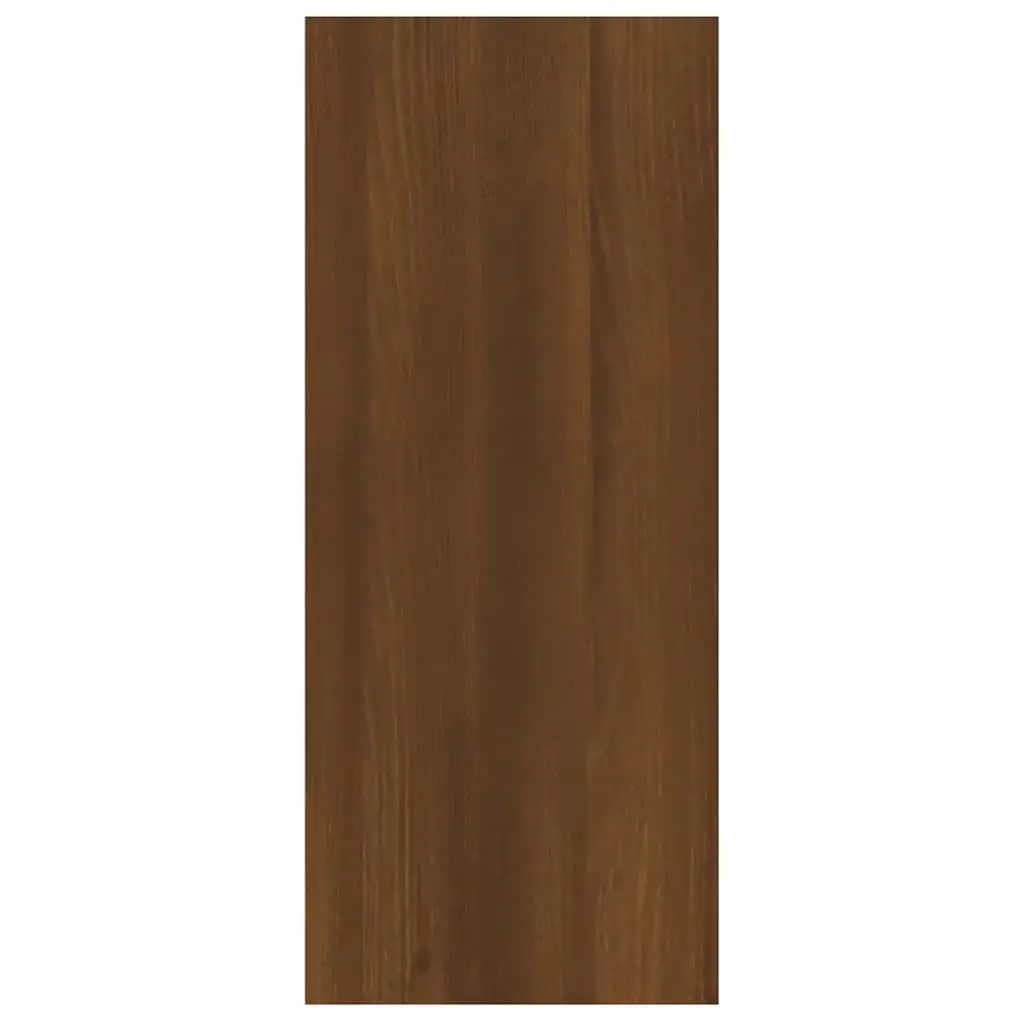 Brown Oak Book Cabinet Room Divider Shelving Unit Storage Bookcase