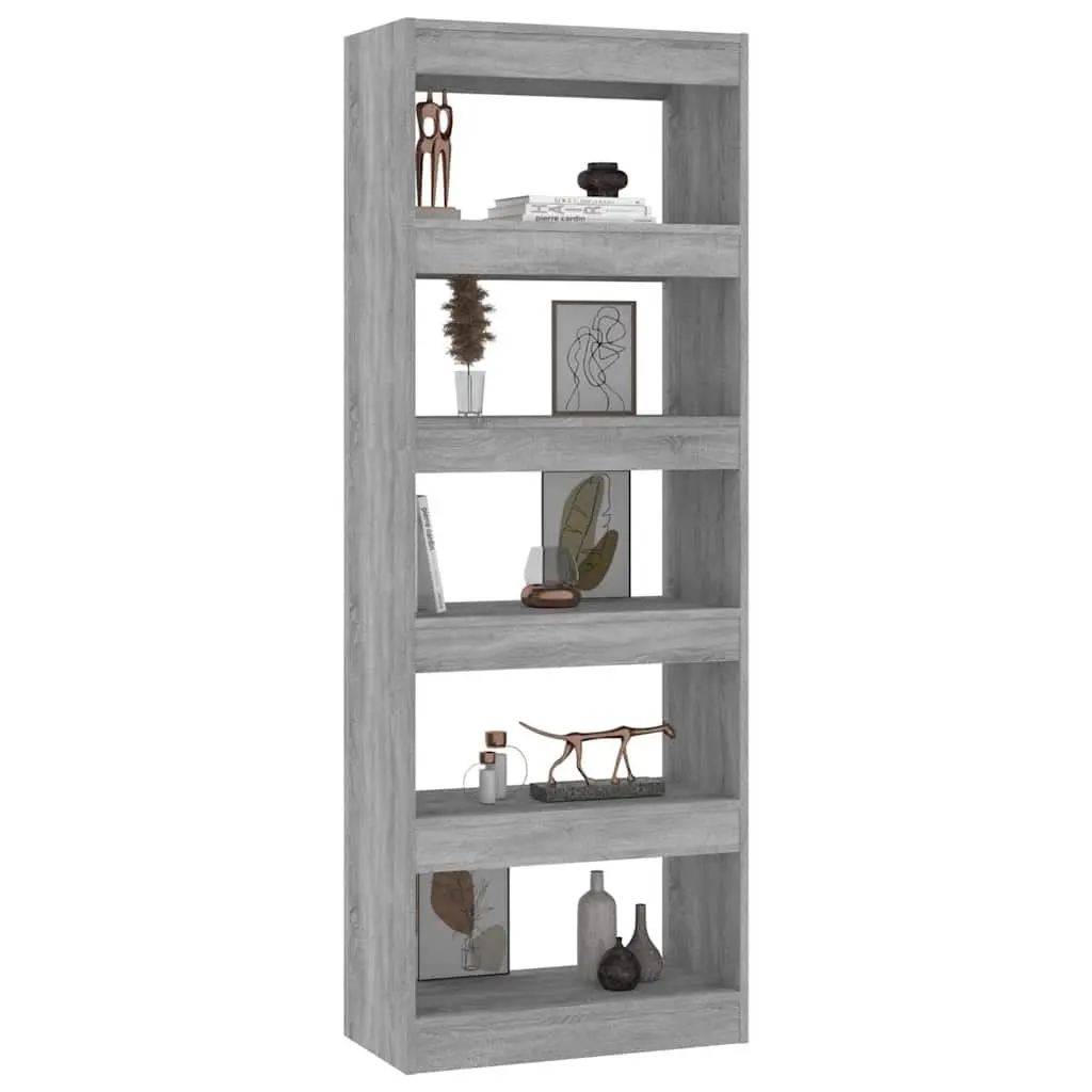 Grey Sonoma Book Cabinet Room Divider 60x30x166cm