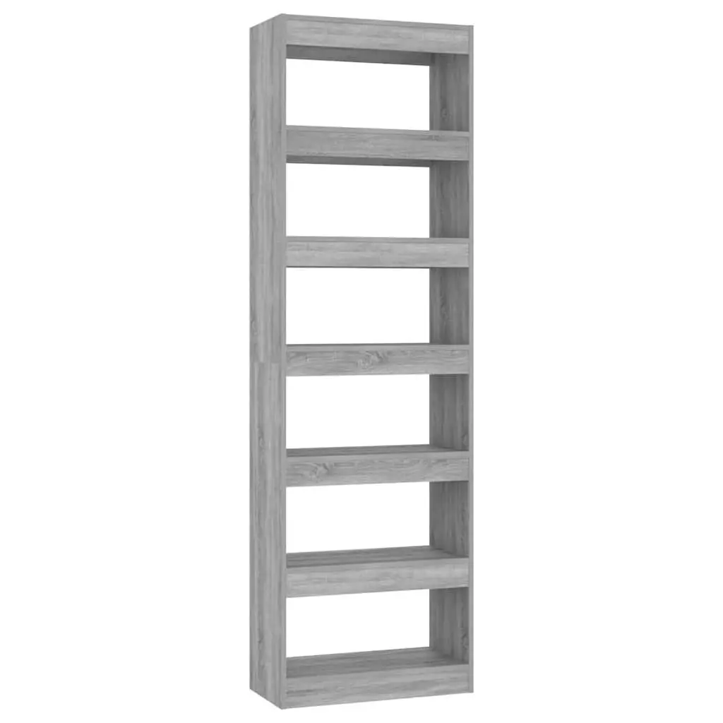 Grey Sonoma Wooden Book Cabinet Room Divider 60x30x198 cm