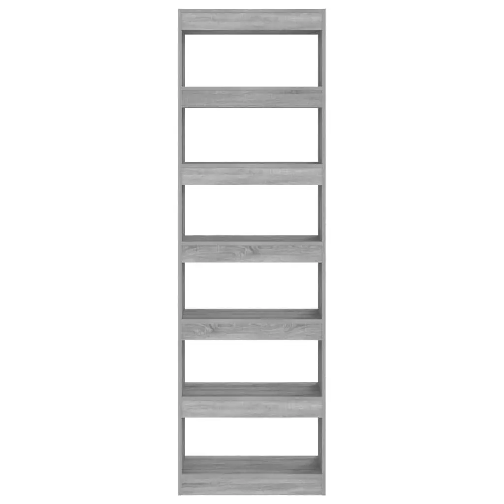Grey Sonoma Wooden Book Cabinet Room Divider 60x30x198 cm