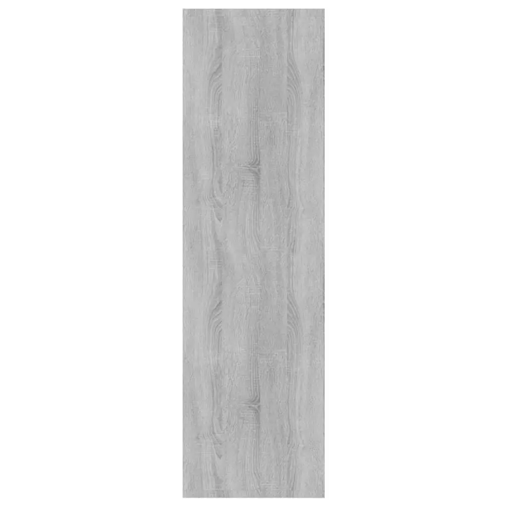 Wooden Shelving Unit Grey Sonoma 80x30x103cm Book Storage Room Divider
