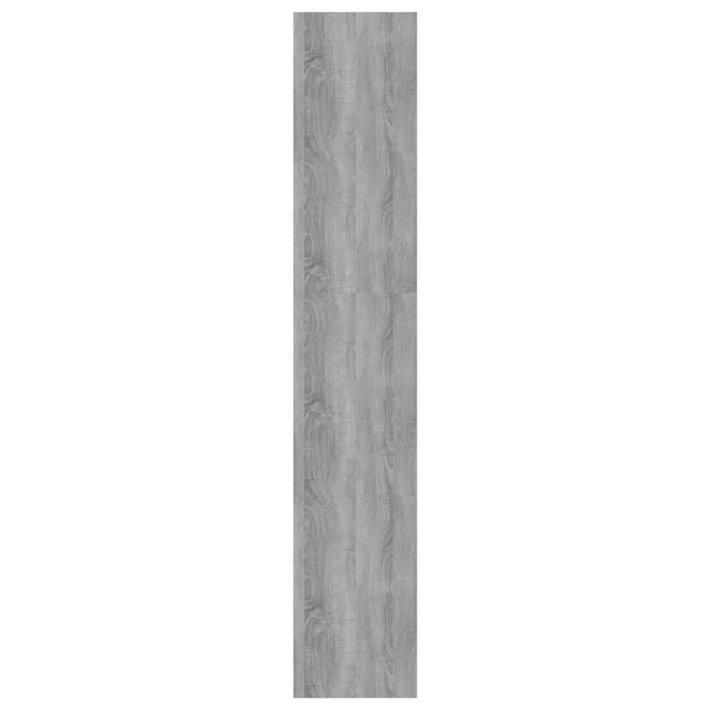 Book Cabinet Room Divider Grey Sonoma 80x30x166cm Engineered Wood Shelving