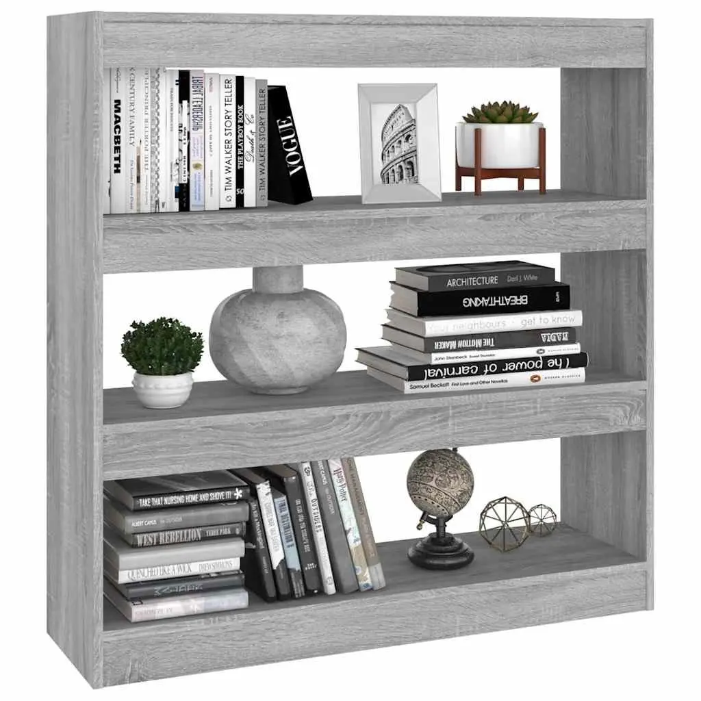 Grey Sonoma Book Cabinet and Room Divider